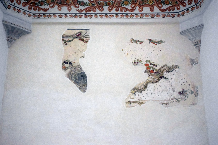 Harem ilginç bilgiler Valide Sultan Hamamı orijinal duvar resimleri - Harem original wall paintings of Sultan's Mother bath