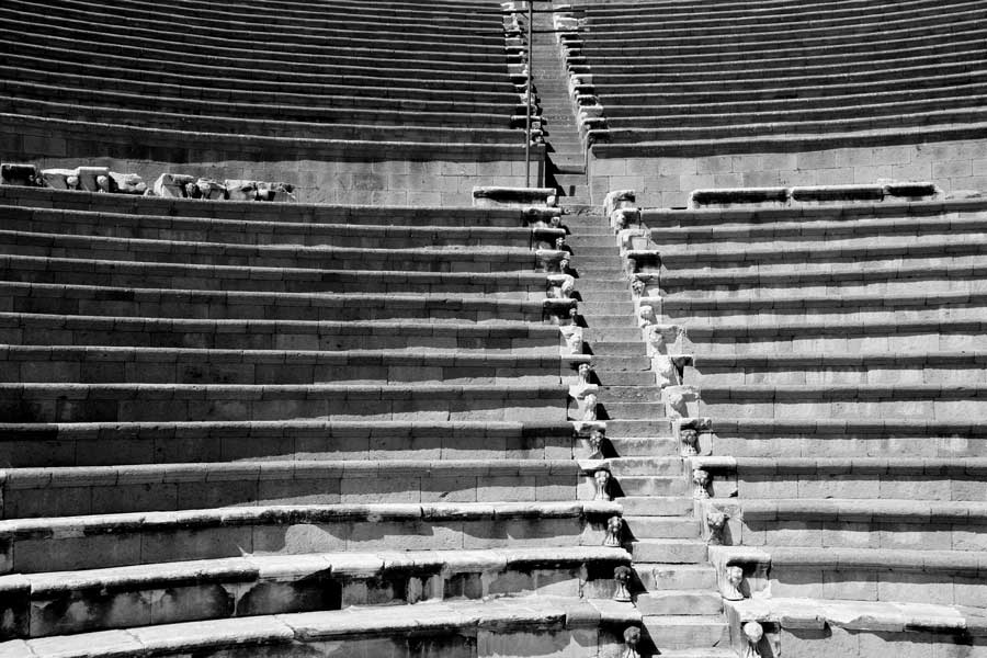 Bergama Asklepion antik tiyatro detayı - Bergama Asclepieion ancient theater detail