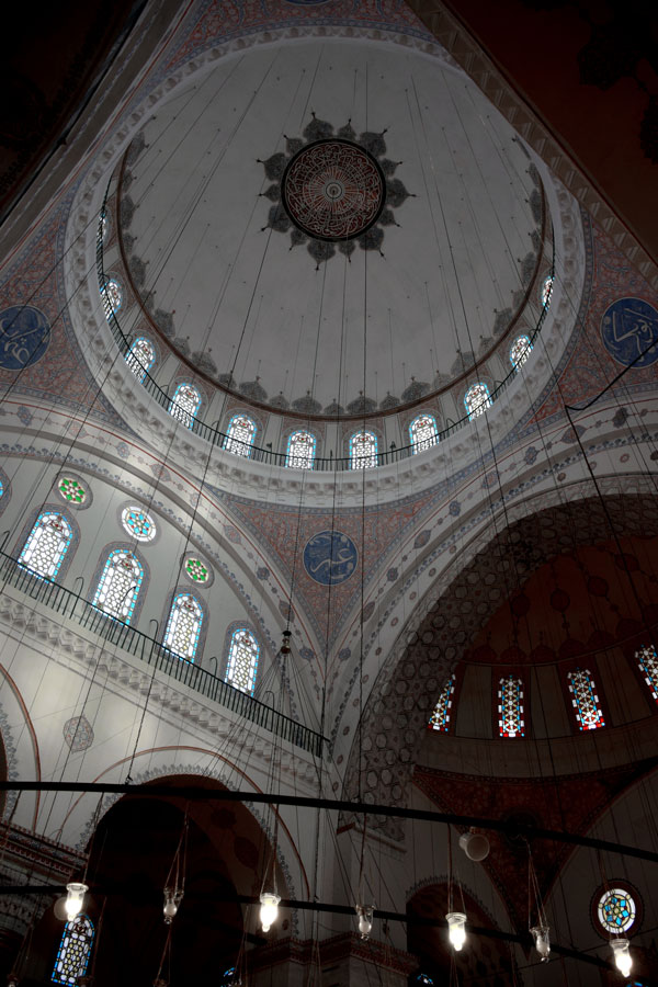 Beyazıt Camii ana kubbe içi - Beyazıt Mosque main dome interior