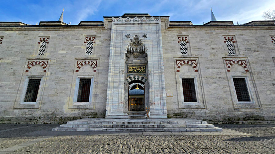 Beyazıt Camii fotoğrafları giriş portali - Beyazıt Mosque main portal
