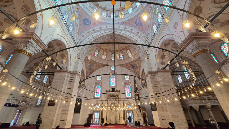 Beyazıt Camii mihrap ve minberi - Beyazıt Mosque mihrab and minbar