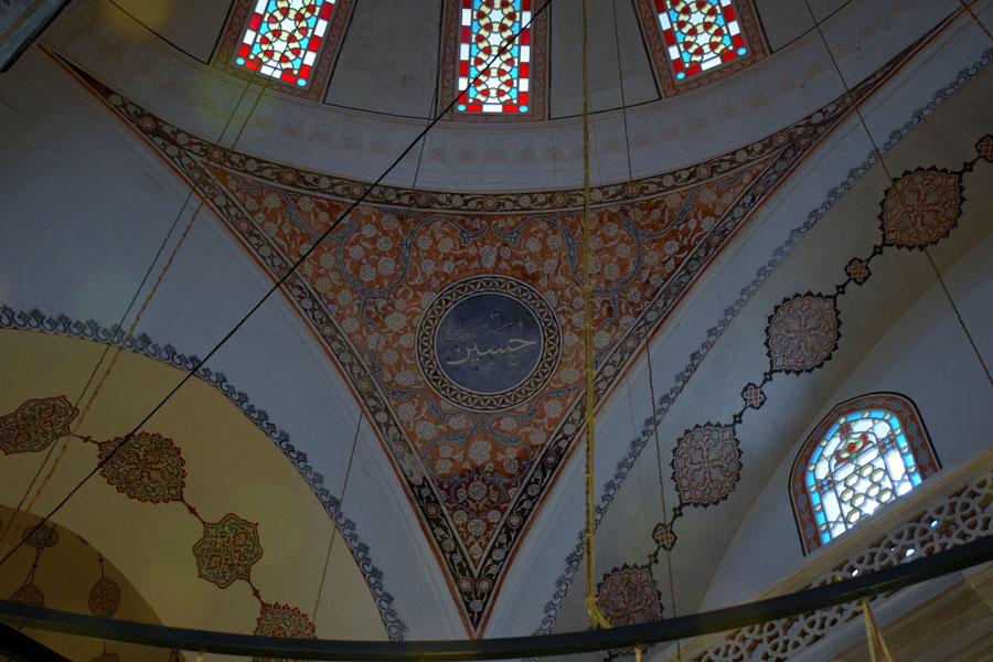 Beyazıt Camii pandantif süslemeleri - Beyazıt Mosque pendentive decorations