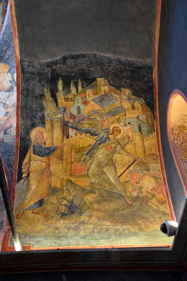 Kariye Camii Freskleri İşaya’nın Kehaneti ve Başmelek Mikhael’in Asur Ordusunu Kudüs Önünde Yok Etmesi - The Chora fresceos, Isaiah's Prophecy and Archangel Michael's Destroying of the Assyrian Army Before Jerusalem
