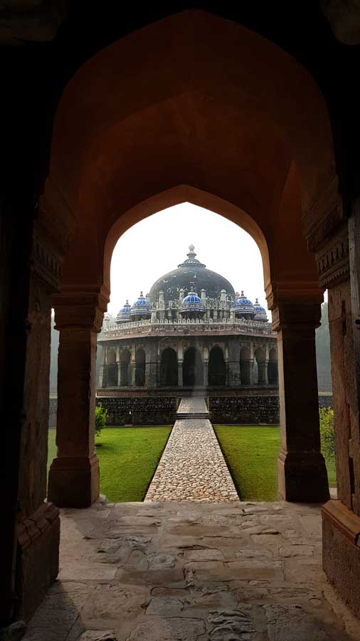 Delhi, Nizamuddin bölgesi, Hümayun Türbe Kompleksi, İsa Han Niyazi mezarı - Isa Khan's Tomb, Hümayun Complex, Hazrat Nizamuddin, Delhi