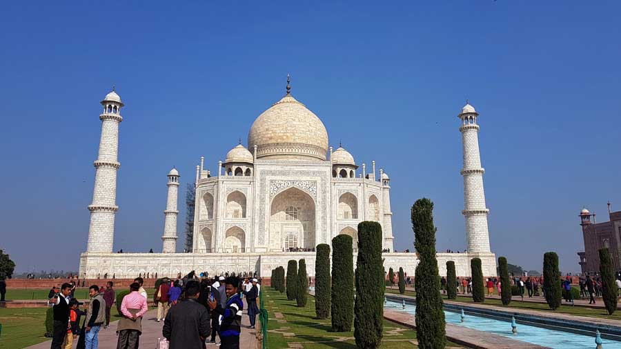Tac Mahal Şah Cihan ve Mümtaz Mahal'in türbesi - Taj Mahal, the tomb of Shah Jahan and Mumtaz Mahal
