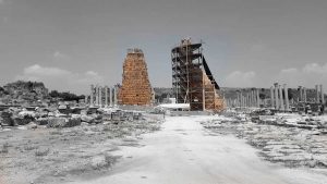 Antalya Perge Helenistik kuleleri - Perge ancient city Hellenistik towers