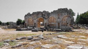 Perge antik kenti Roma dönemi kent kapısı - Perge ancient city Roman period city gate