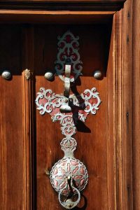 Apçağa köyü tarihi kapı tokmakları fotoğrafları - Apçağa village historical door knockers