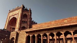 Bülend Dervaze fotoğrafları veya Zefer Kapısı fotoğrafları Fetihpur Sikri Ulucami Agra Hindistan - Buland Darwaza photos Fatehpur Sikri India