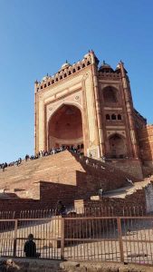 Bülend Dervaze veya Zafer Kapısı Fetihpur Sikri Ulucami Agra Hindistan - Buland Darwaza Fatehpur Sikri Grand Mosque India