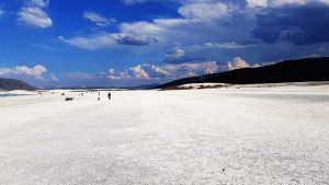 Burdur gezilecek yerler Salda gölü kumsalı - Turkey Burdur Salda Lake beach
