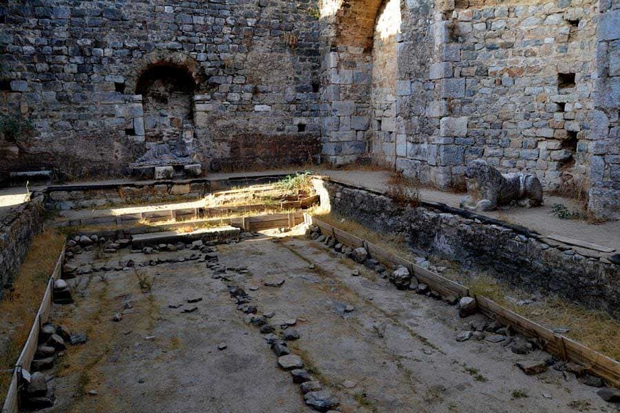 Milet antik kenti fotoğrafları, Faustina Hamamı - Faustina bath, Miletus ancient city photos
