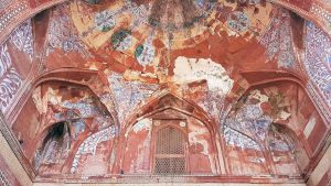 Fetihpur Sikri Bülend Dervaze kubbe bezeme detayları - Fatehpur Sikri Buland Darwaza dome decoration details