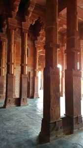 Fetihpur Sikri Ulu Camii sütun detayları - Columns details of Jama Mosque at Fatehpur Sikri