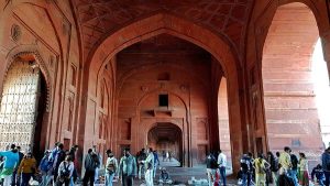 Fetihpur Sikri Ulucami Bülend Dervaze içi Hindistan - Interior of Buland Darwaza Fatehpur Sikri