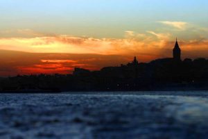 Galata Kulesi Silüeti - Galata Tower Silhouette