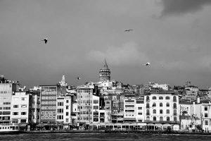 Galata Kulesi ve Karaköy sahili - Galata Tower and Karaköy waterside