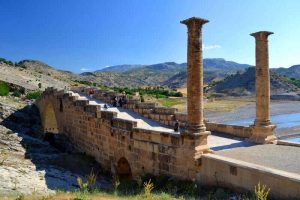 Güneydoğu Anadolu turu güzergahı antik Cendere köprüsü - Southeastern Anatolia route ancient cendere bridge