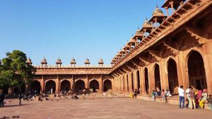 Hindistan gezilecek yerler Fetihpur Sikri Ulu Cami içi - Interior of Jama Mosque Fatehpur Sikri