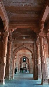 Hindistan Fetihpur Sikri Ulu Camii içi - Interior of Jama Mosque Fatehpur Sikri