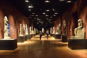 Torino Mısır müzesi sergi salonları - Turin Egyptian Museum exhibition halls