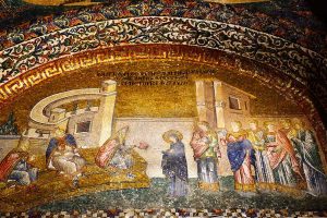 Kariye Camii fotoğrafları Mor Yün Çilesi mozaiği