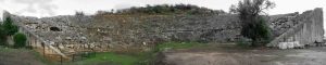Letoon antik kenti fotoğrafları antik tiyatro - the Mediterranean region Letoon ancient city photos ancient theatre