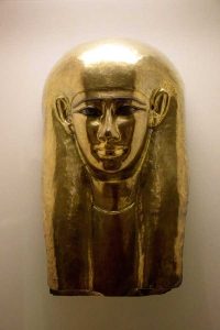Lizbon Gülbenkyan Müzesi eserleri fotoğrafları Mısır mezar maskesi M.Ö. 664-525 - Portugal Lisbon Calouste Gulbenkian Museum (Museu Calouste Gulbenkian) Funeary mask