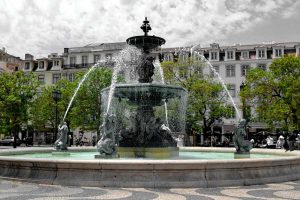 Lizbon gezilecek yerler Rossio meydanı fotoğrafları - Lisbon Rossio Square (Praça Rossio)