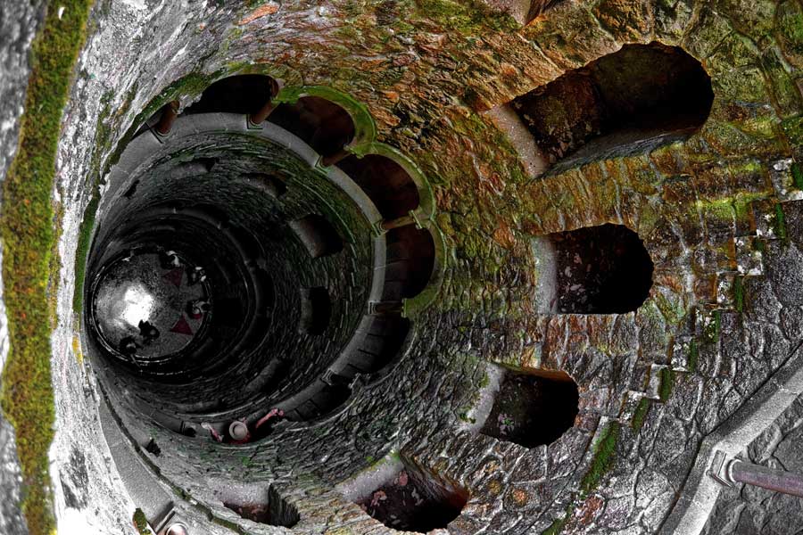 Sintra fotoğrafları Ters Kule - Inverted Tower (Quinta da Regaleira)
