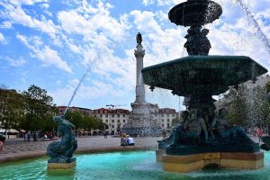 Lizbon fotoğrafları Rossio meydanı - Lisbon fotoğrafları Rossio Square (Praça Rossio)