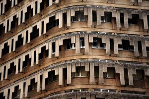 Lizbon fotoğrafları modern mimari Franjinhas binası, mimarlar Pereira ve Braula - Lisbon Franjinhas build