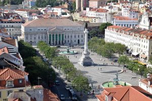 Lizbon Rossio meydanı - Lisbon Rossio Square photos (Praça Rossio)