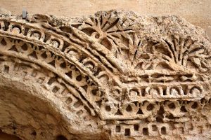 Mardin Müzesi Dara antik kenti Doğu Roma Dönemi kapı kirişleri (Lento) - Mardin Müzesi Dara ancient city door lintel, East Roman Period