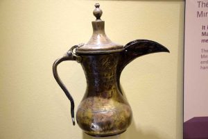 Mardin Müzesi mırra kahvesi cezvesi - Mardin Museum historical coffee pot of the Mırra coffee