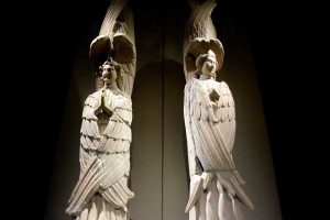 Milano Katedrali Müzesi orijinal melek (Seraphim) heykelleri - Original angel (Seraphim) statues from the Milan Cathedral Museum