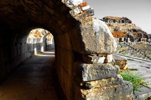 Milet antik kenti fotoğrafları antik roma tiyatrosu - ancient roman theatre, Miletus ancient city photos