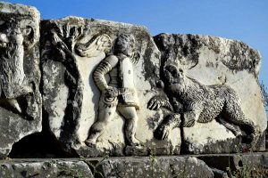 Milet antik kenti, taş kabartmalar fotoğrafları - Stone reliefs, Miletus ancient city photos