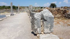 Perge antik kenti agorası veya pazar yeri - Perge ancient city's agora