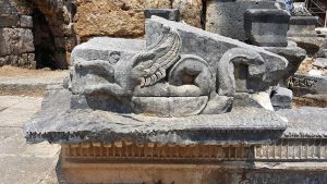 Perge antik kenti fotoğrafları Septimus Severus çeşmesi detayları - Perge detail of the Nymphaion of Septemius Severus