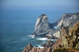 Portekiz gezilecek yerler Avrupa'nın en batısı Roca Burnu - Europe's westernmost Roca Cape Monument (Cabo da Roca)