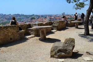 Portekiz gezilecek yerler Lizbon Sâo Jorge Kalesi - Portugal route Lisbon Castle or Sao Jorge castle (Castelo de S. Jorge)