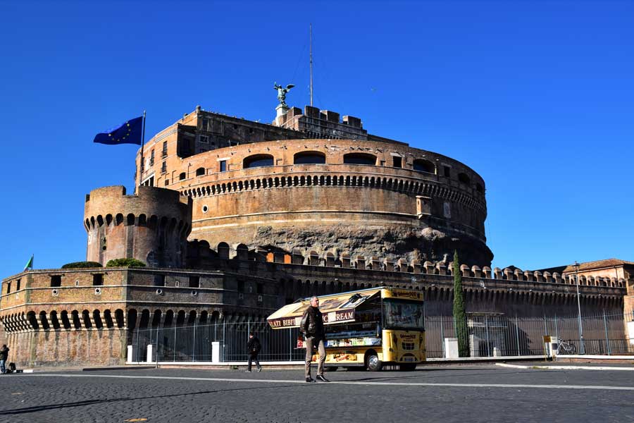 Sant'Angelo Kalesi veya Melekler Kalesi - Rome Castel Sant Angelo photos