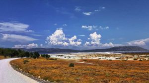 Salda gölü yolu - the Mediterranean region Salda Lake's way
