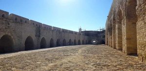 Seddülbahir Kalesi Alt Avlu Güney Kule Restorasyon Süreci - Seddülbahir Fortress Lower Courtyard & South Tower during Restoration