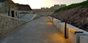 Seddülbahir Kalesi Bonet Sokağı, Bonet ve Rampaları Aydınlatması, Restorasyon Sonrası - Seddülbahir Fortress Bonnet Road, Bonnets and Ramps Lighting after Restoration