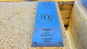 Seddülbahir Kalesi TMMOB Mimarlar Odası Yapı Plaketi - Seddülbahir Fortress TMMOB Chamber of Architects Building Plaque