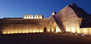 Seddülbahir Kalesi Üst Avlu Kuzey Batı Duvarı Aydınlatması, Restorasyon Sonrası - Seddülbahir Fortress Upper Courtyard North West Wall Lighting after Restoration