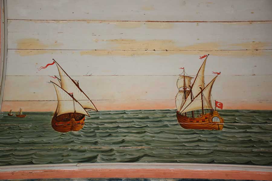 Sintra Ulusal Sarayı Osmanlı kadırgası Sintra fotoğrafları Sintra Ulusal Sarayı Osmanlı kadırgası - National Palace of Sintra (Palácio Nacional de Sintra) Ottoman galley
