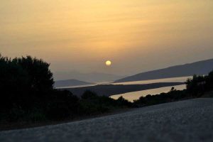 Şirince Denizli turu güzergahı fotoğrafları yarımada'ya doğru - Sirince Denizli route photos Alacatı İzmir heading through the peninsula